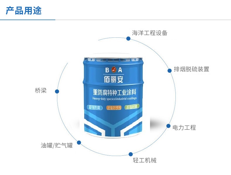 亿展科技佰丽安耐400度高温无机富锌防腐底漆 集装箱钢结构化工等防腐漆
