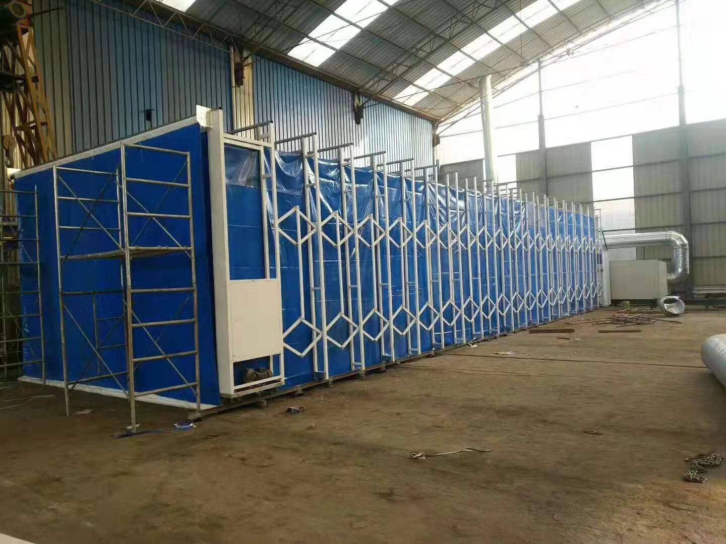 东平供应环保设备移动伸缩房大型移动喷烤设备环评包过厂家定制
