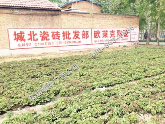 山西墙体广告技术优良品质源于专业大同文化墙标语广告