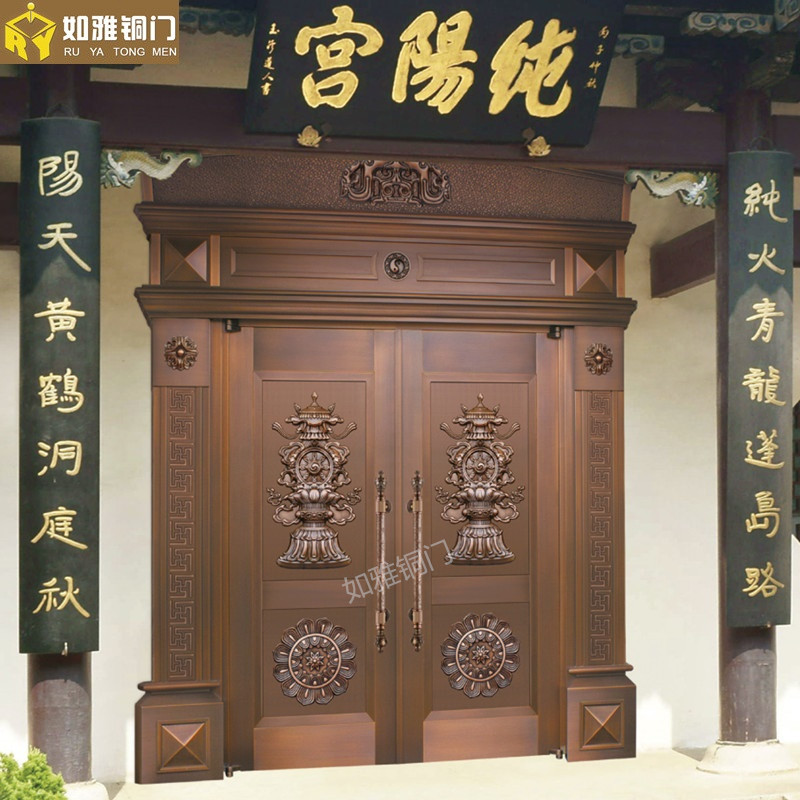 上海进户铜门生产，欧式别墅铜门定做，铜门窗厂家供应