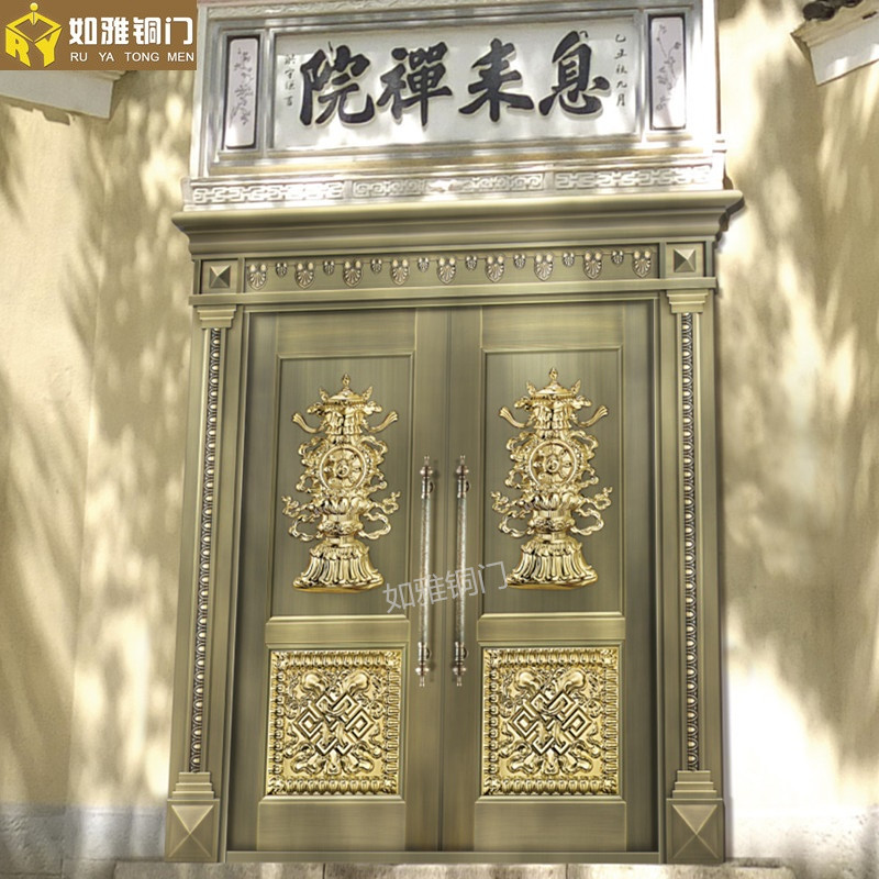 黄埔商铺铜门，铜门加工，铜门订做