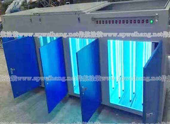 UV光氧催化设备废气处理设备光氧净化器特点及活性炭箱作用原理