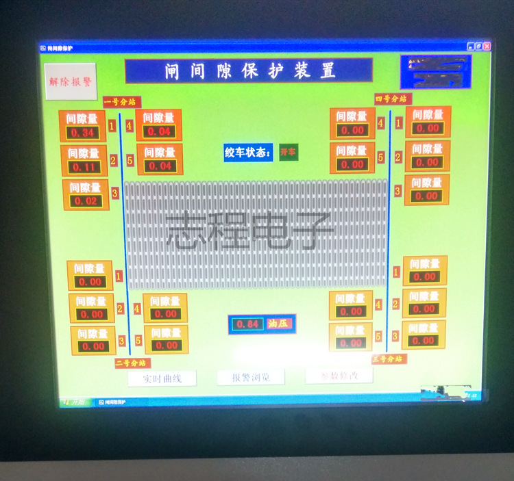 鄂尔多斯煤矿提升机闸间隙保护闸瓦间隙在线监测装置