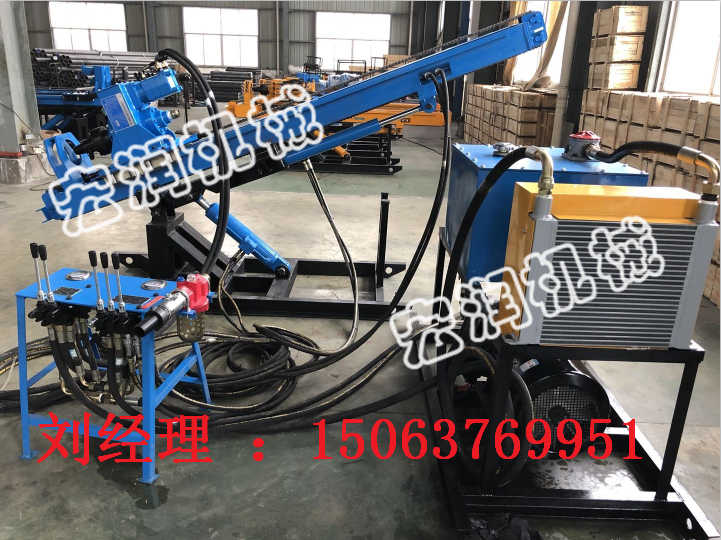 小型液压锚固钻机 多功能护坡锚固钻机 360度钻孔锚固钻机