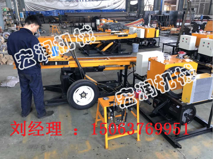 建筑基坑锚固钻机 鹅卵石跟管锚固钻机 边坡锚固钻机