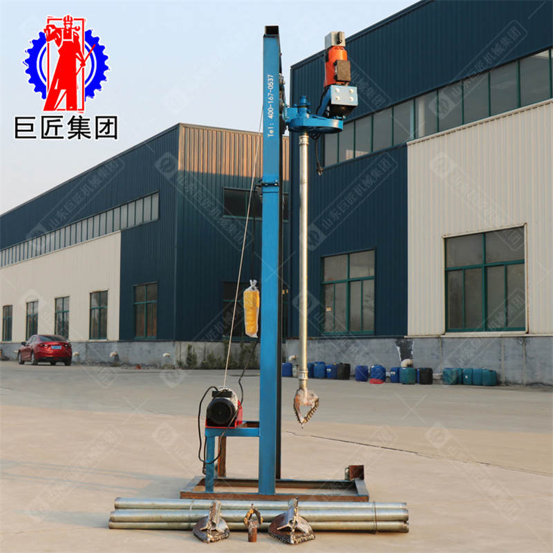 水井钻机 折叠式打井机SJD-2B 家用4千瓦电动钻水井设备