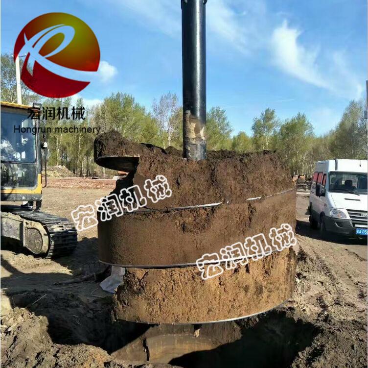 挖机改装旋挖钻机 新型履带式螺旋钻机 光伏电站旋挖钻机厂家
