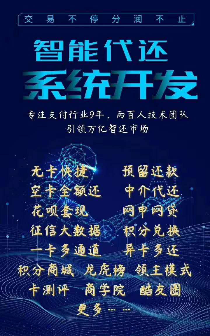 智能代还开发 带你解锁选择一家开发公司的重要性