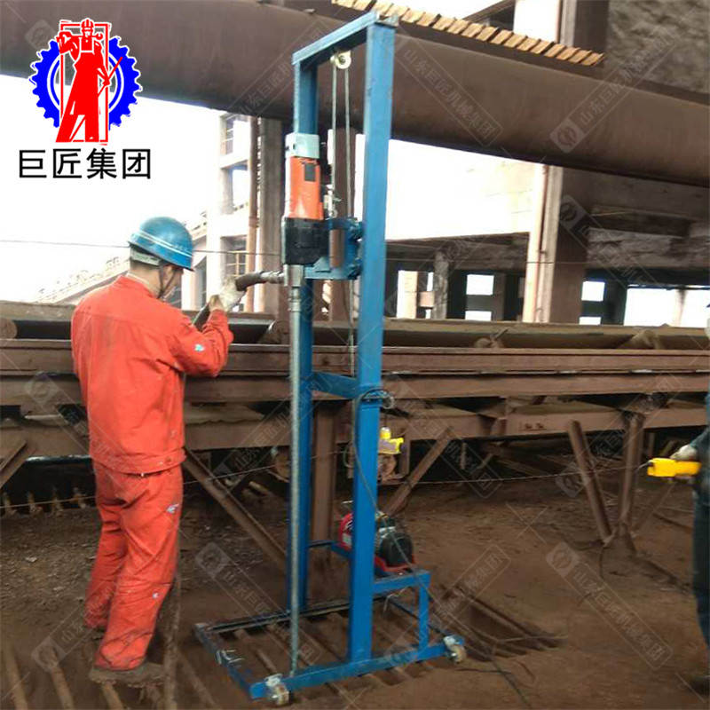 巨匠SJD-2B型折叠式轻便电动打井机民用小型水井钻机