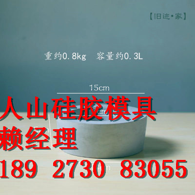 多肉仿树桩水泥花盆硅胶模具 花盆模具