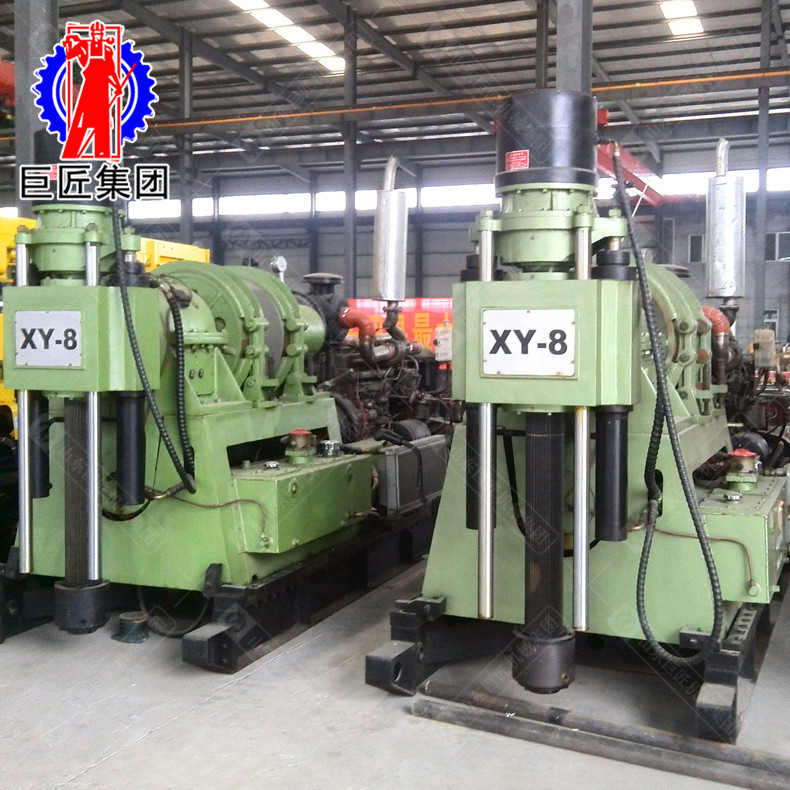2000米地质勘探钻机巨匠XY-8液压岩芯钻机大口径工程施工钻机