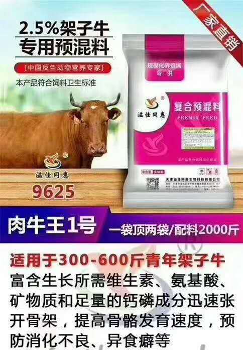 天津溢佳同惠架子牛专用预混料
