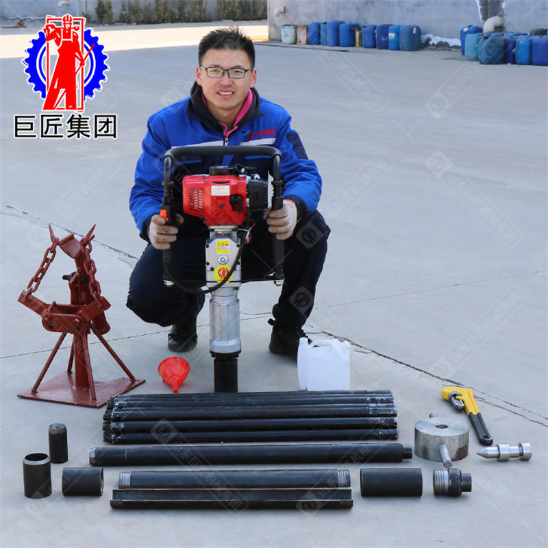 巨匠QTZ-3便携式取土钻机 4马力土壤取样钻机 强劲动力