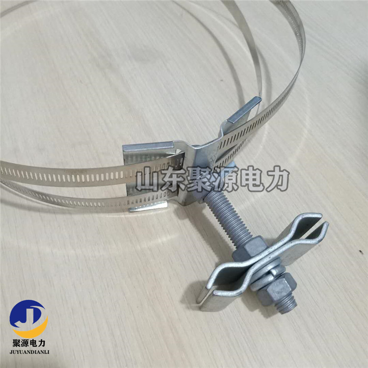 镂空钢带型引下线夹