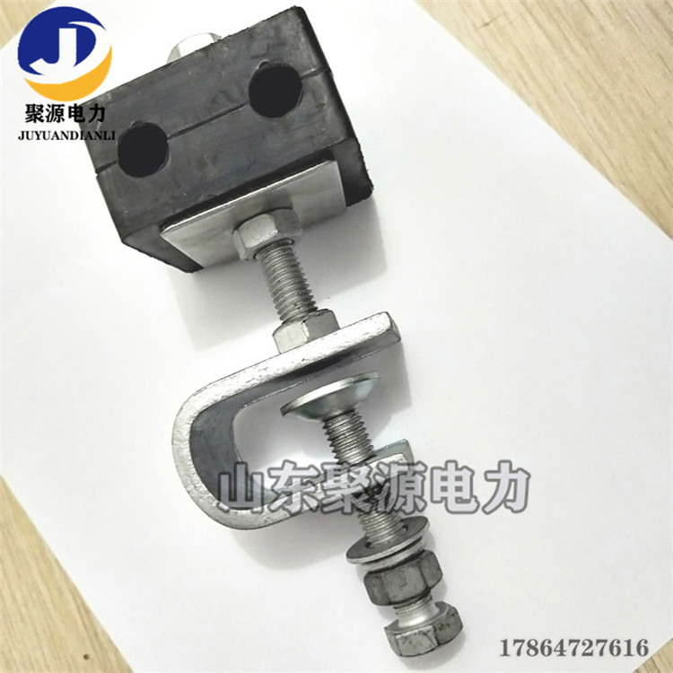 ADSS光缆橡胶型塔用光缆引下夹具 电力金具