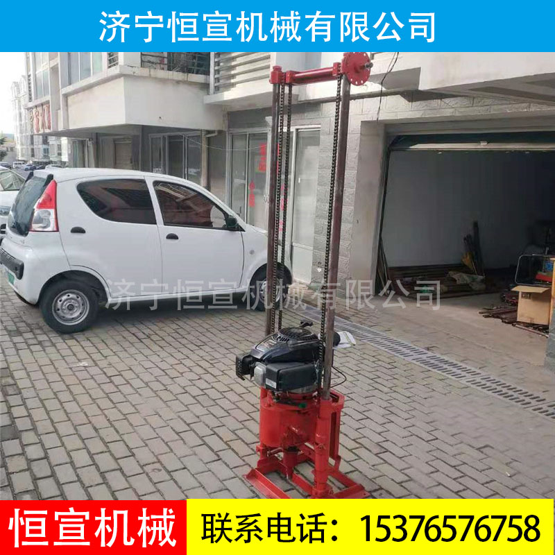 热卖新品便携式钻机易操作可深层30米取样FY-30s立式钻机