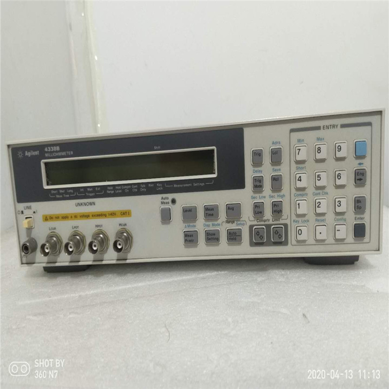 回收安捷伦Agilent 4338B毫欧表测试仪