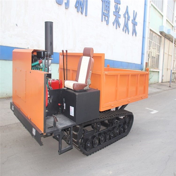 低价处理履带车液压翻斗自卸运输车4T座驾履带车
