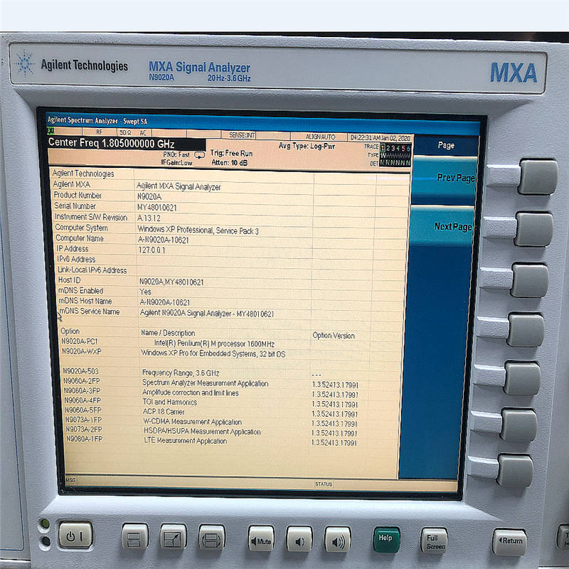 回收Agilent安捷伦 N9020A信号频谱分析仪