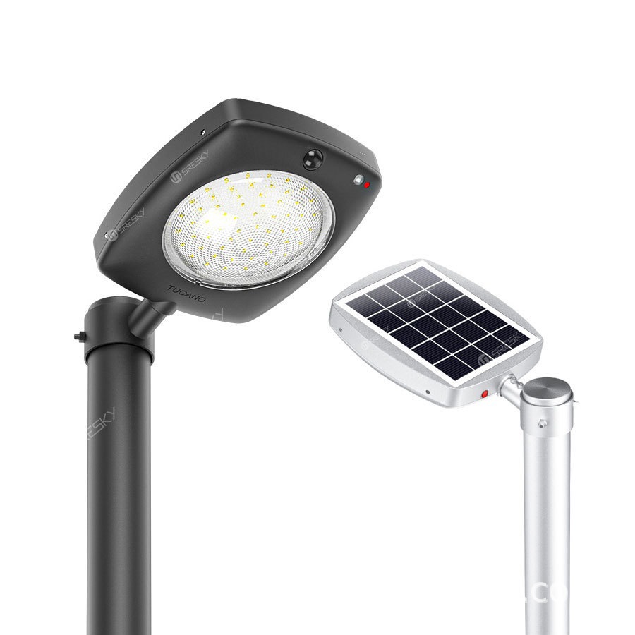 户外防水超亮LED灯 别墅家庭庭院太阳一体化太阳能路灯