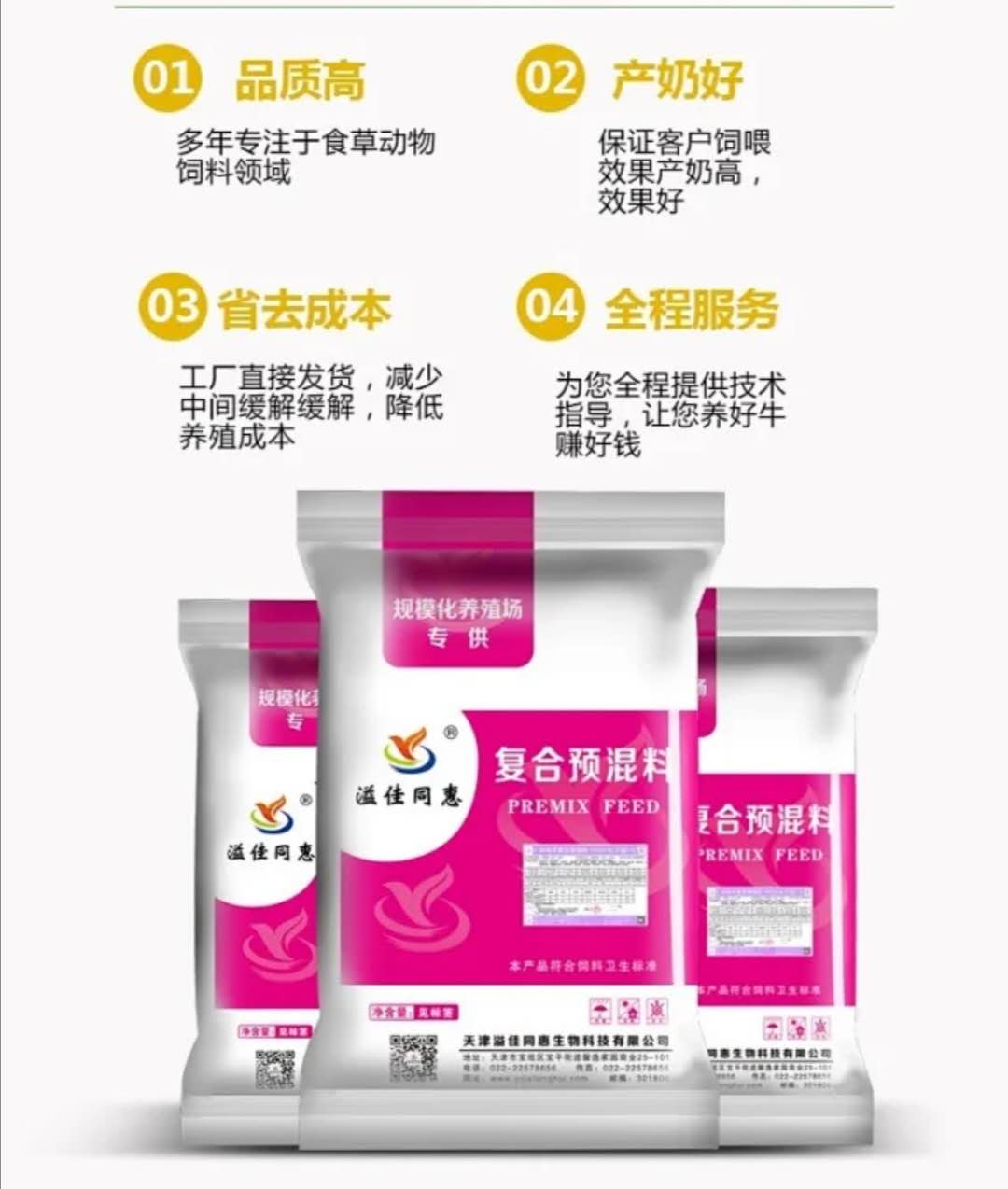 繁殖母羊专用预混料饲料