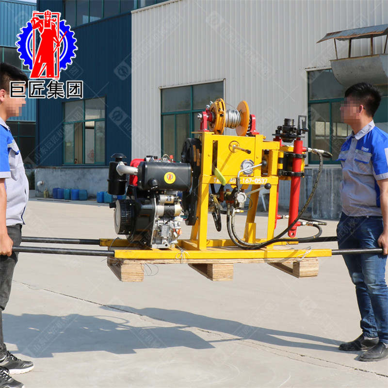 山东小型岩心钻机YQZ-50B百米小型取芯钻机