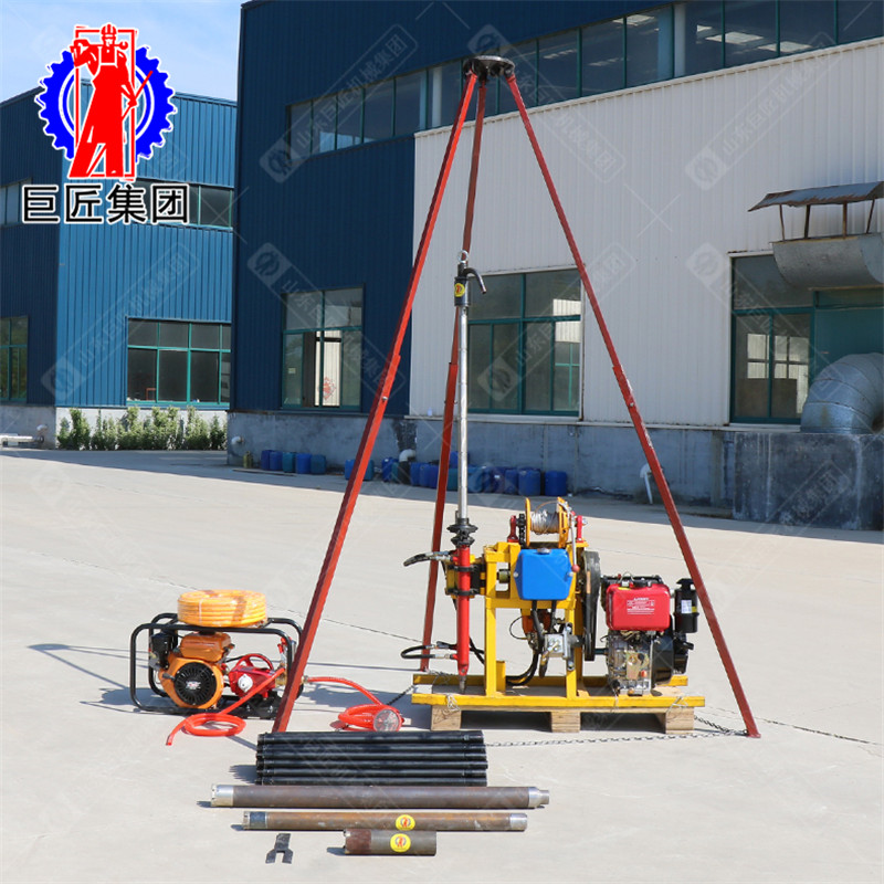山东小型岩心钻机YQZ-50B百米小型取芯钻机