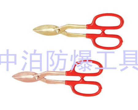 供应桥防牌防爆剪刀，铁皮剪刀，防爆裁剪刀