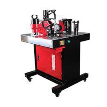 电力专用工具小型液压冲孔切断折弯机dhy-200 液压母线加工机