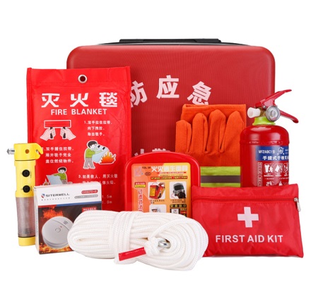 消防应急包12套物业消防检查消防器材套火灾逃生工具包救援包酒店