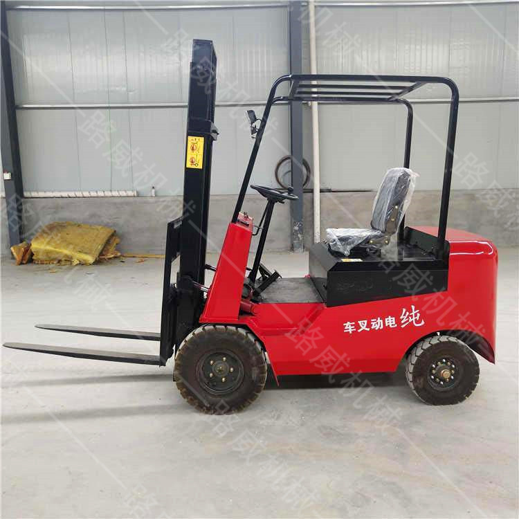 升高装卸堆垛铲车 座驾全电动叉车 电瓶液压堆高车