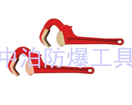 河北厂家直供桥防牌防爆弯管钳，斜管钳，快抓管钳
