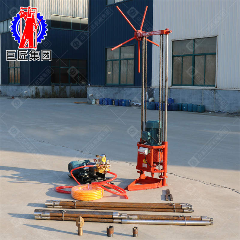 巨匠小型多用途工程钻机QZ-2A型三相电轻便岩芯取样钻机厂家