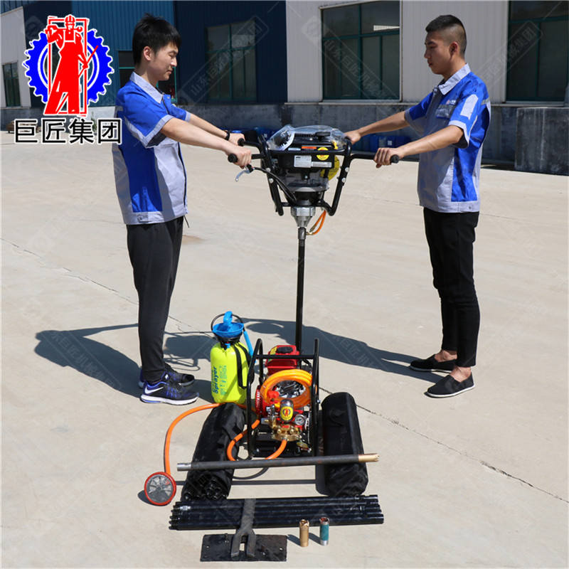 巨匠BXZ-2型便携式双人背包钻机小型双人背包钻机轻便地质勘探取样钻机