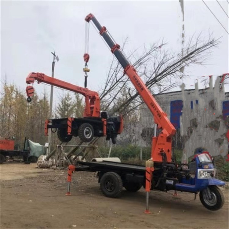 改装三轮吊直臂可伸缩起重三轮吊车