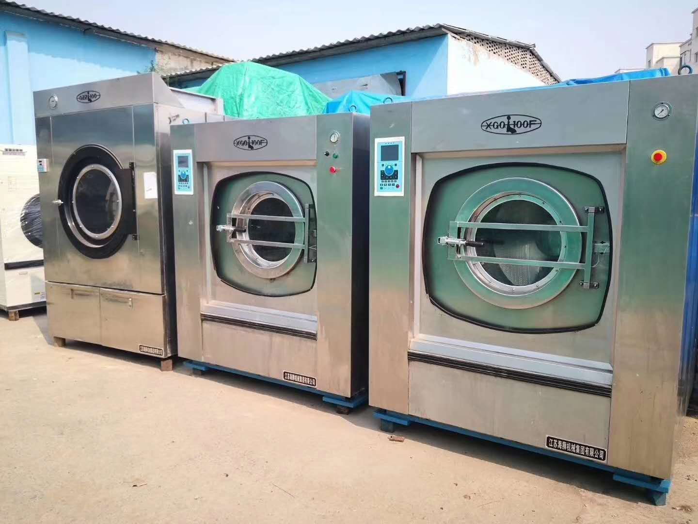 张家口公司低价出售二手全套干洗设备服装厂处理一批二手洗涤设备