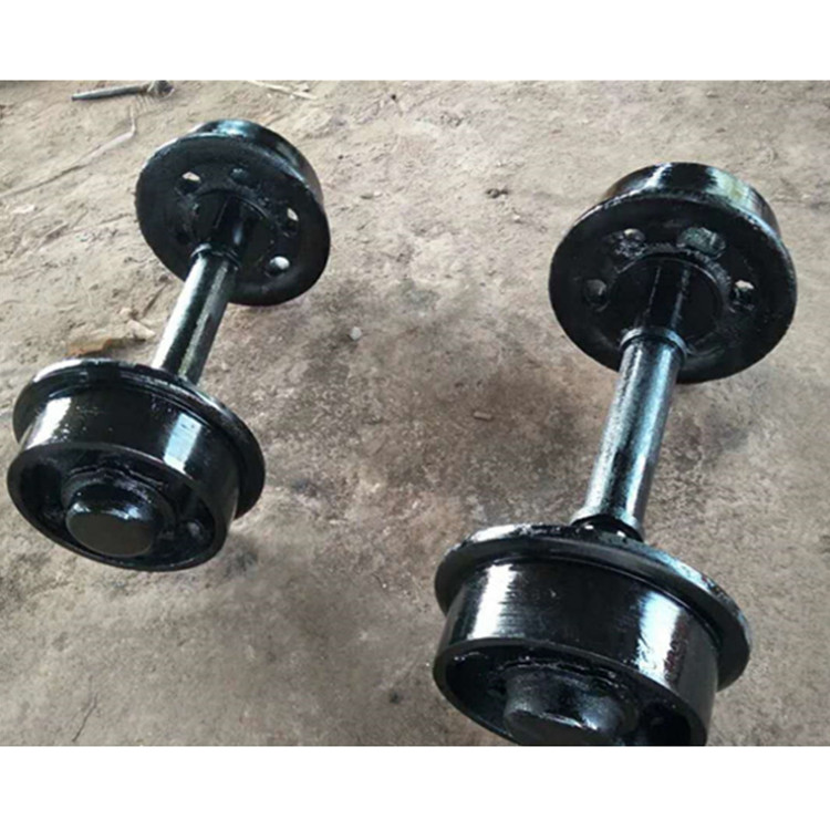 工矿配件 平板矿车轮对 300矿车轮 矿车轮批发 矿车单边轮