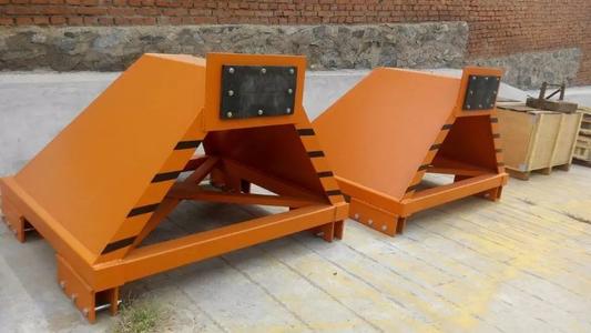 山东中煤 XCD系列固定框架式挡车器  铁路专用框架式挡车器