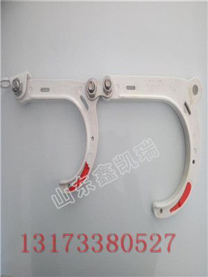 鑫凯瑞GD-PVC/ST100矿用管道塑钢挂钩，阻燃管道挂钩规格型号