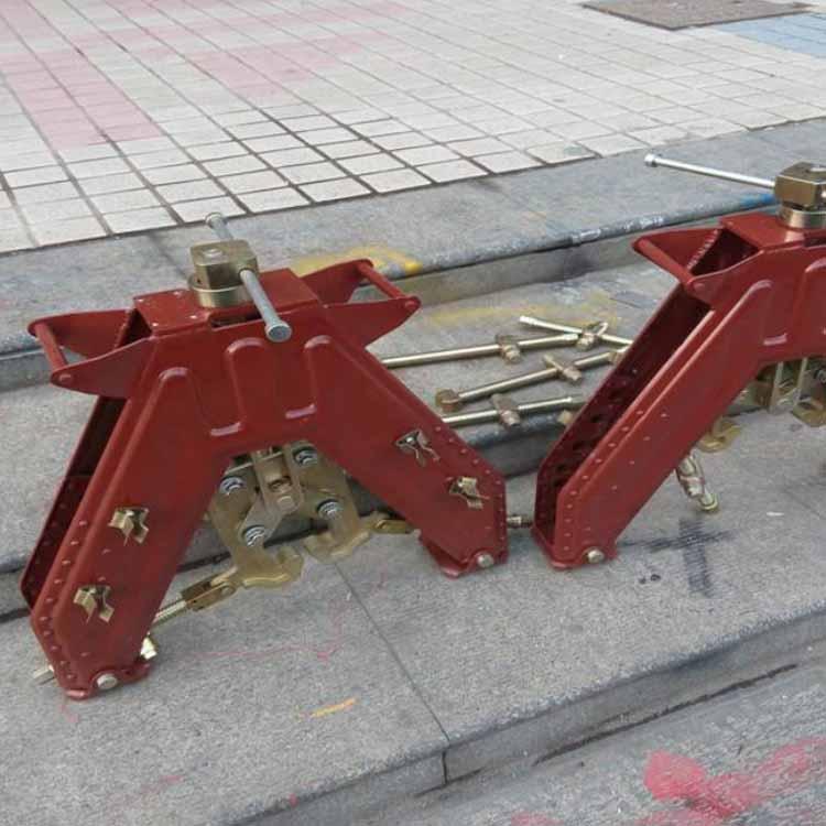 调整钢轨对正器 铝合金钢轨对正架 轨道修正器直销