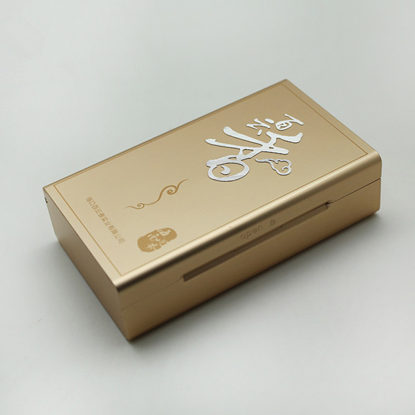 天地盖铝制包装盒厂家保健品包装盒礼品包装铝盒