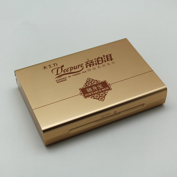 东莞厂家专业订制铝制金属包装盒茶叶礼品铝制收纳盒铝盒接受订制