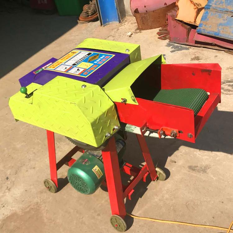 小型输送带铡草机 全自动多功能秸秆铡草机 畜牧养殖干湿用打草机