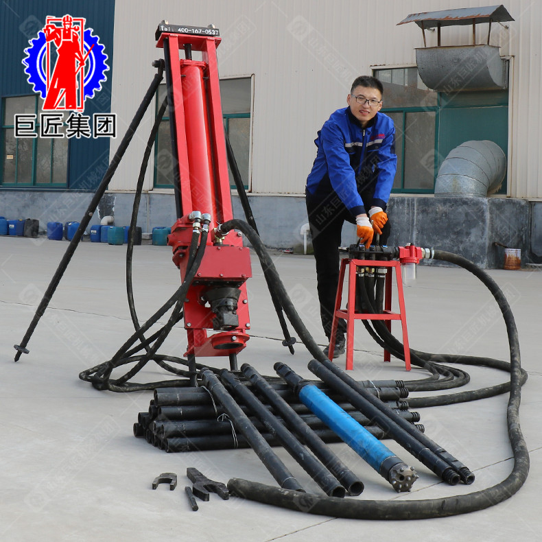 KQZ-100小型气动潜孔钻机 多角度冲击式凿岩打孔钻机打岩石速度快