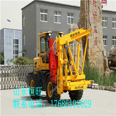 恒旺护栏打桩机 圆/方桩公路护栏 厂家品牌质量有保证