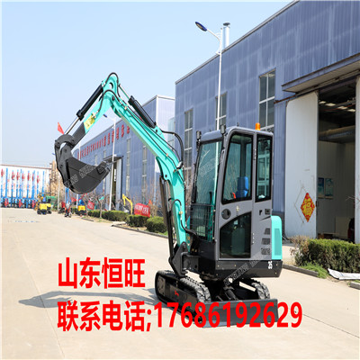 小型挖土机 微型多功能液压小挖机 体积小力量大 园林挖土机