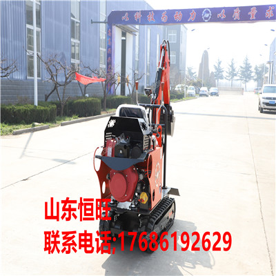 小型挖掘机的价格 简单易操作 果棚农用小挖机