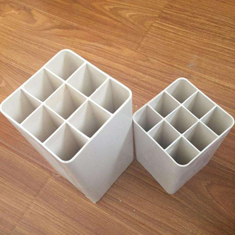 厂家直销PVC格栅管 九孔四孔单孔电力护套管 规格齐全 质量保障