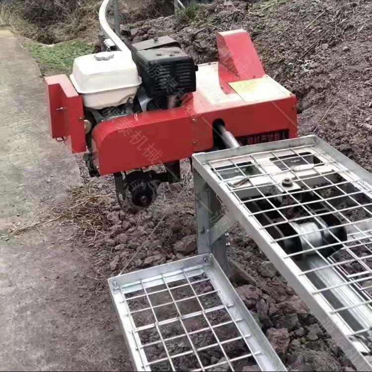 厂家直发单轨装载运输车 山地装载果品运输车 自动刹车制动单轨运输车
