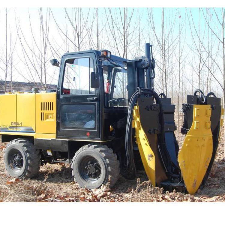 销售滑移装载机移树断根机 高频振动土球挖树机